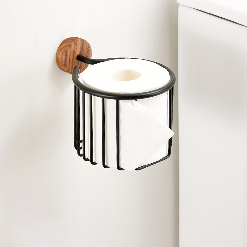 Avtoit | Solid Wood Bathroom Accessories Set Folding Metal Bathroom Accessories
