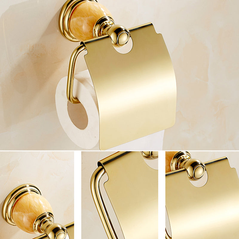 Avtoit | Polished Gold Bathroom Set Metal Bathroom Accessories Hardware Set