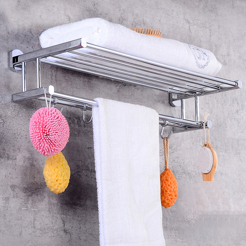 Avtoit | Contemporary Bathroom Accessories Hardware Set in Silver Metal