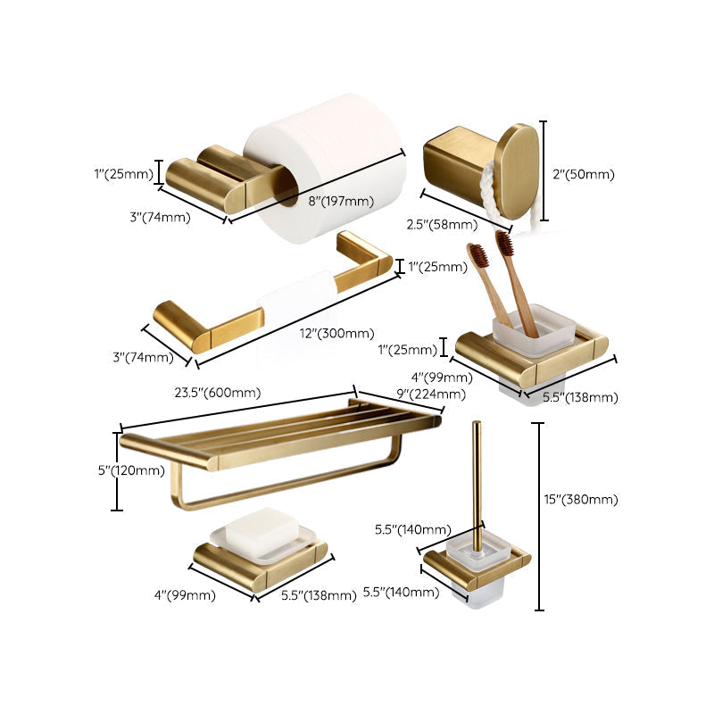 Avtoit | Traditional Style Brass Bathroom Accessories as Single Piece or in Set made of Metal