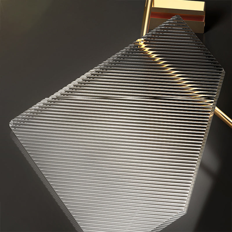 Avtoit | Bathroom Accessories Set in Gold Metal and Acrylic Bathroom Accessories Set
