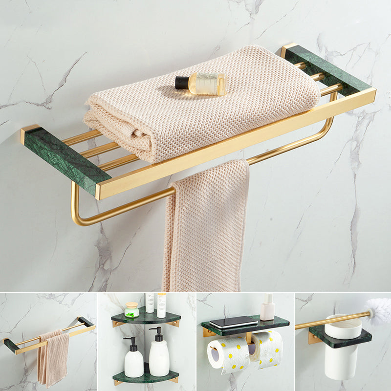 Avtoit | Brass Bathroom Accessories Set Marble Bathroom Accessories Set for Home