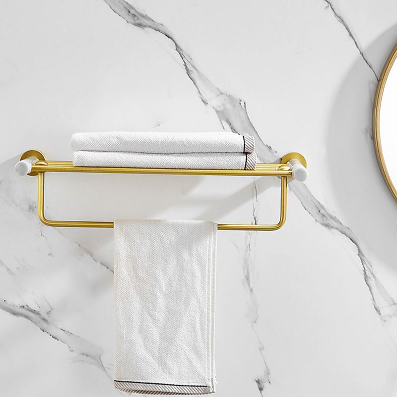 Avtoit | 7-piece bathroom accessory set marble and metal bathroom hardware