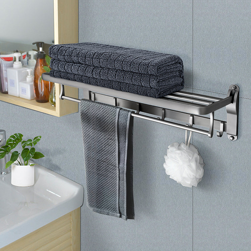 Avtoit | Contemporary Metal 5-piece Bathroom Accessories Set with Bath Shelf