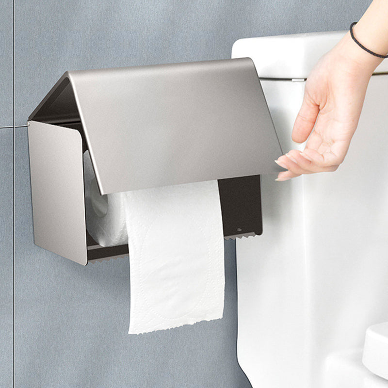 Avtoit | Contemporary Metal 5-piece Bathroom Accessories Set with Bath Shelf