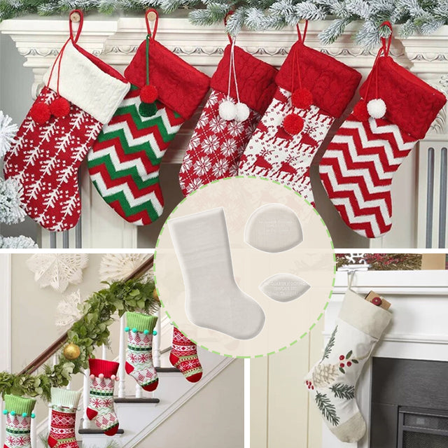 Avtoit | Handmade Christmas Stocking Template Set - (With Instructions)