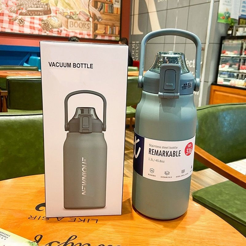 Avtoit | Stainless Steel Built-in Straw Camping Thermos