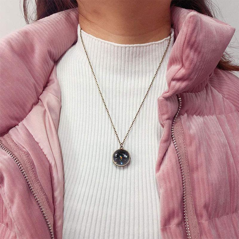 Avtoit | Double-Sided Glass Galaxy Necklace