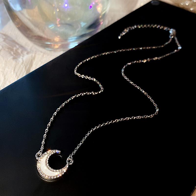 Avtoit | Fashion Rhinestone Moon Necklace
