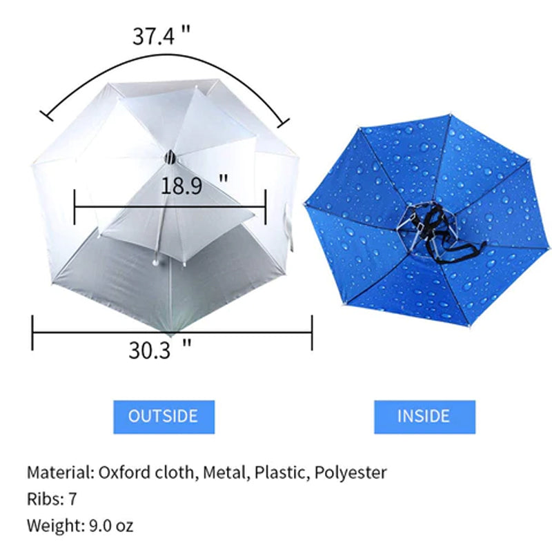 Avtoit | Outdoor Double-Layer Rain Umbrella Hat