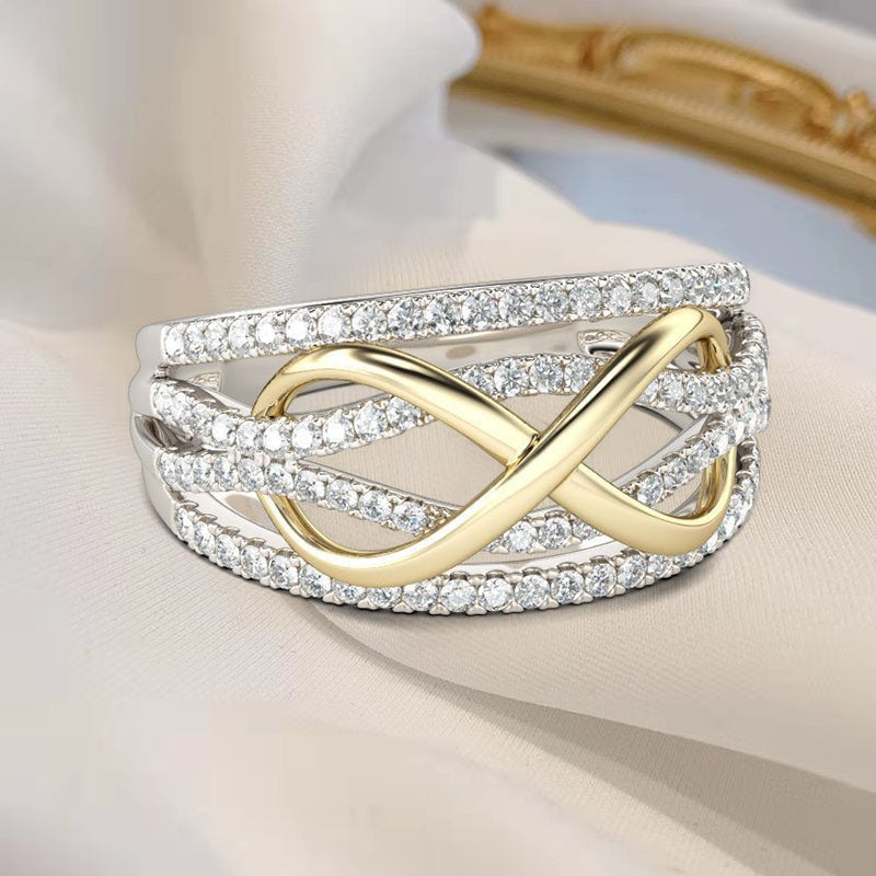 Avtoit | Mother & Daughter Forever Connected Together Ring