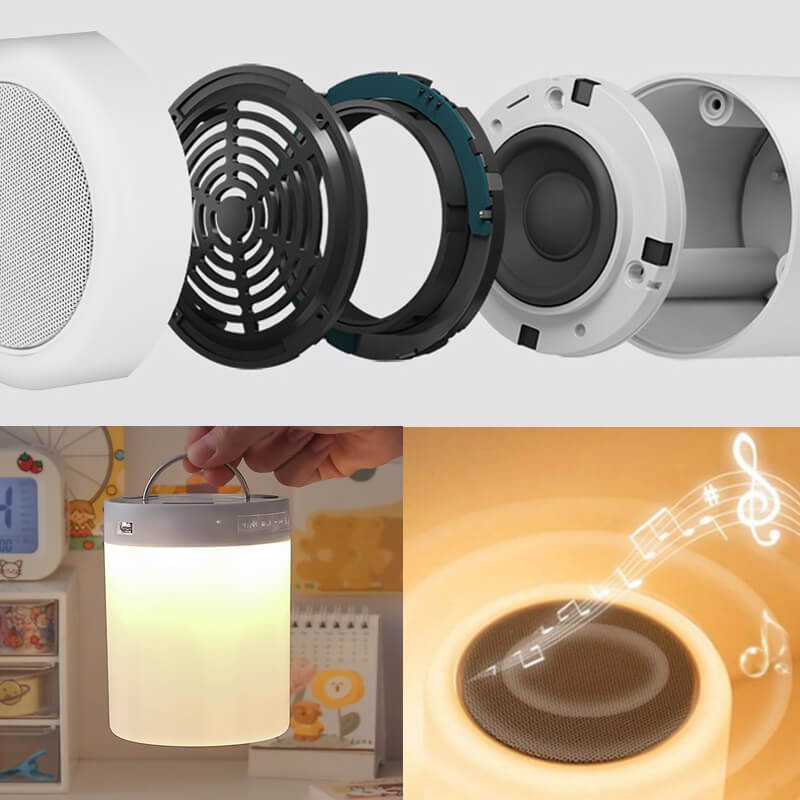 Avtoit | Bluetooth Speaker&Colorful Lighting Table Lamp