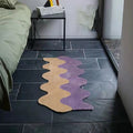 Avtoit | Abstract Color Block Rug made of Cotton-Polyester