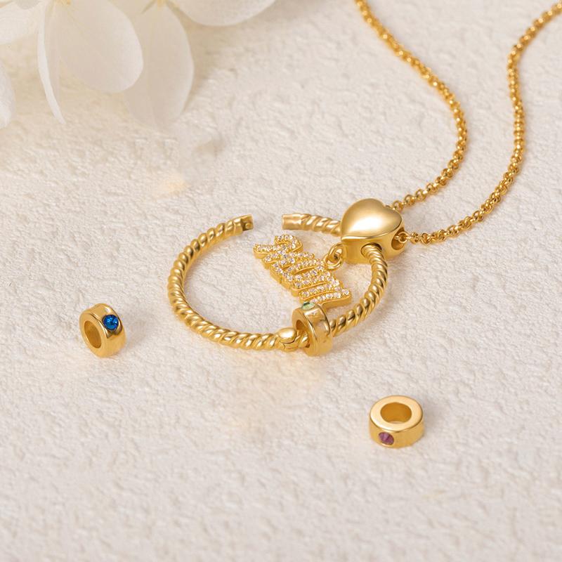 Avtoit | Birthstone necklace for the mother