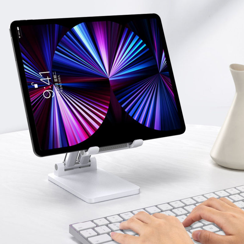 Foldable Phone and Tablet Stand with Rubberized Grips