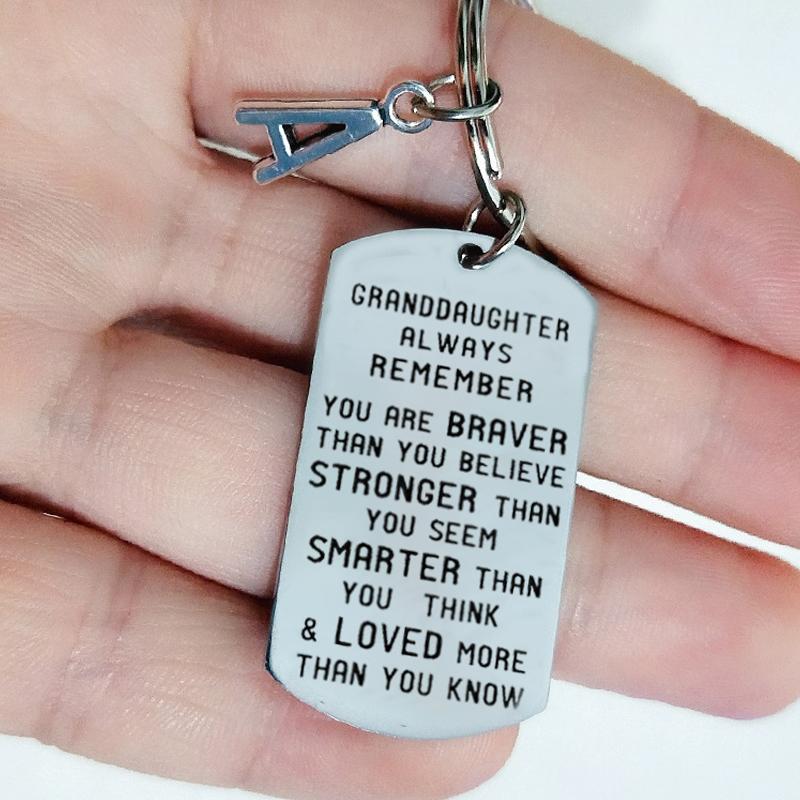 Avtoit | To my grandchild grandson granddaughter son daughter gift inscription keychain