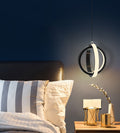 Avtoit | LED Pendant Light with Three-color Dimming, Energy-saving LED Chip, Soft Light Eye Protection and Environmentally Friendly Materials, for Bedroom, Bar, Living Room, Dining Room and More