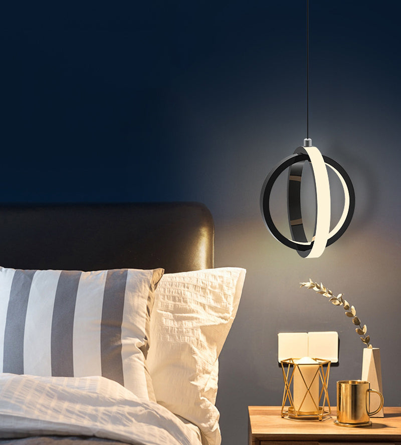 Avtoit | LED Pendant Light with Three-color Dimming, Energy-saving LED Chip, Soft Light Eye Protection and Environmentally Friendly Materials, for Bedroom, Bar, Living Room, Dining Room and More