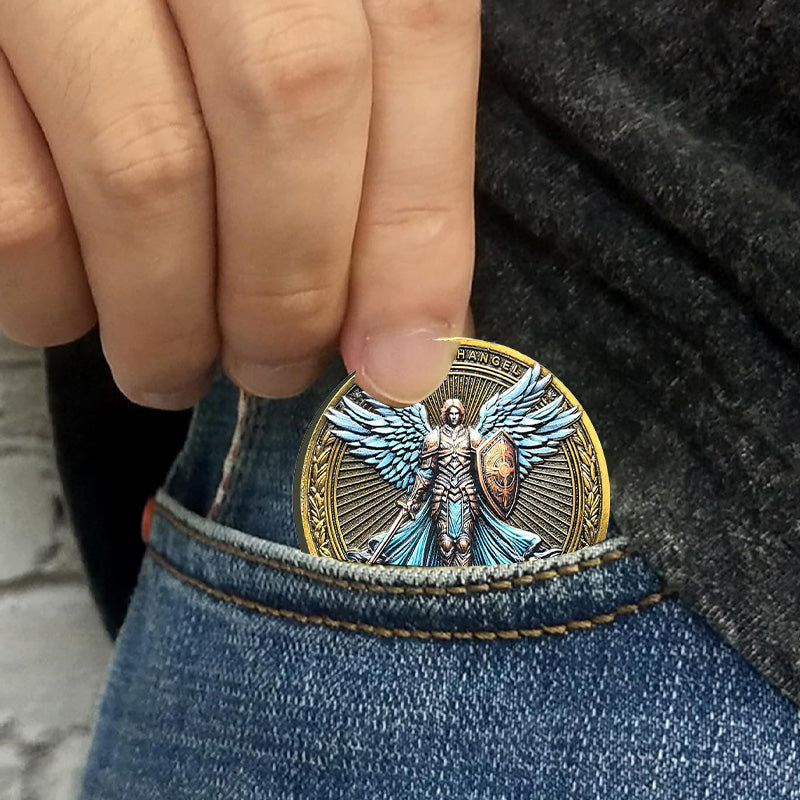 Avtoit | The Archangel Michael watches over us Challenge Coin