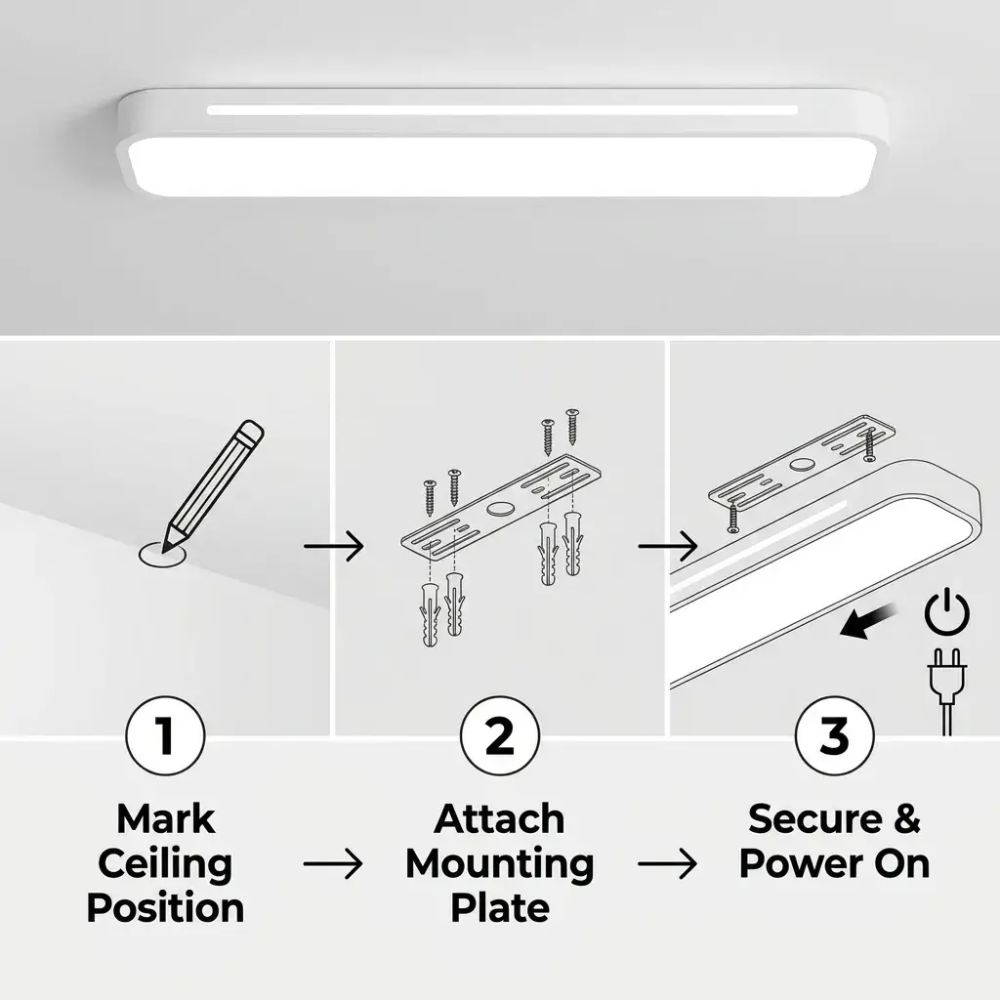 Avtoit | NordicLine | Minimalist LED Ceiling Light in Nordic Design