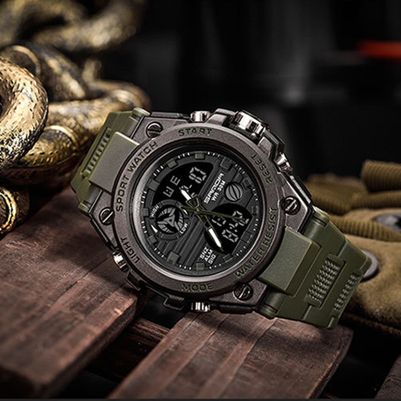 Avtoit | Men's Double Display Waterproof Luminous Watch