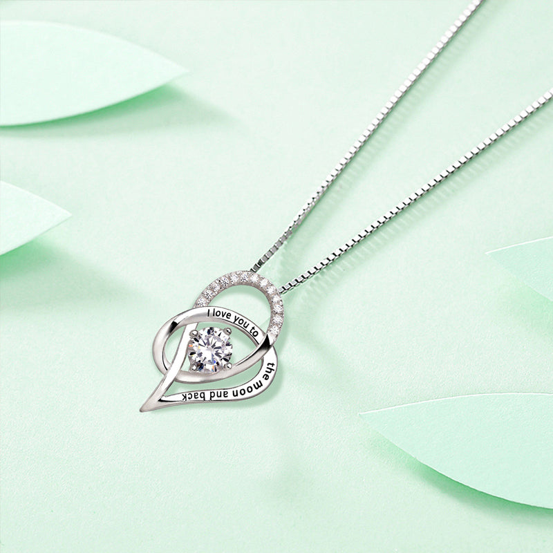 Avtoit | Letter Heart Necklaces for Mom