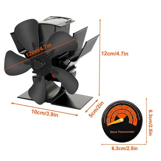 Avtoit | Best Wood Burner Stove Fan for Log Burning Fire Stove
