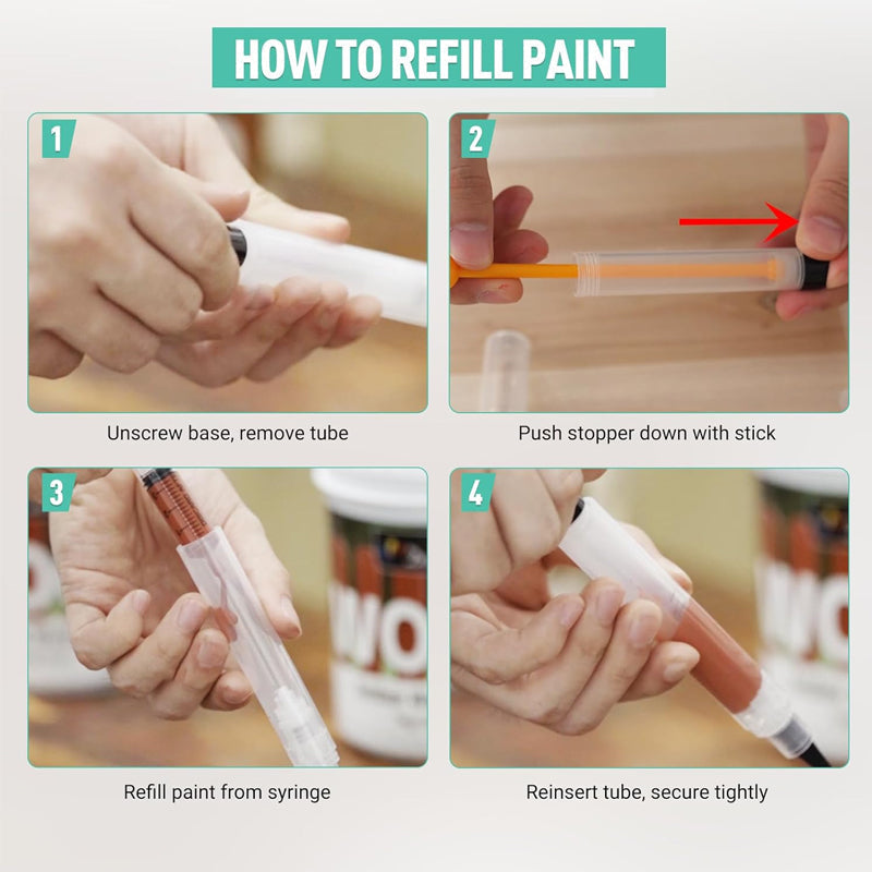 Avtoit | Multifunctional refillable touch-up color pen brush