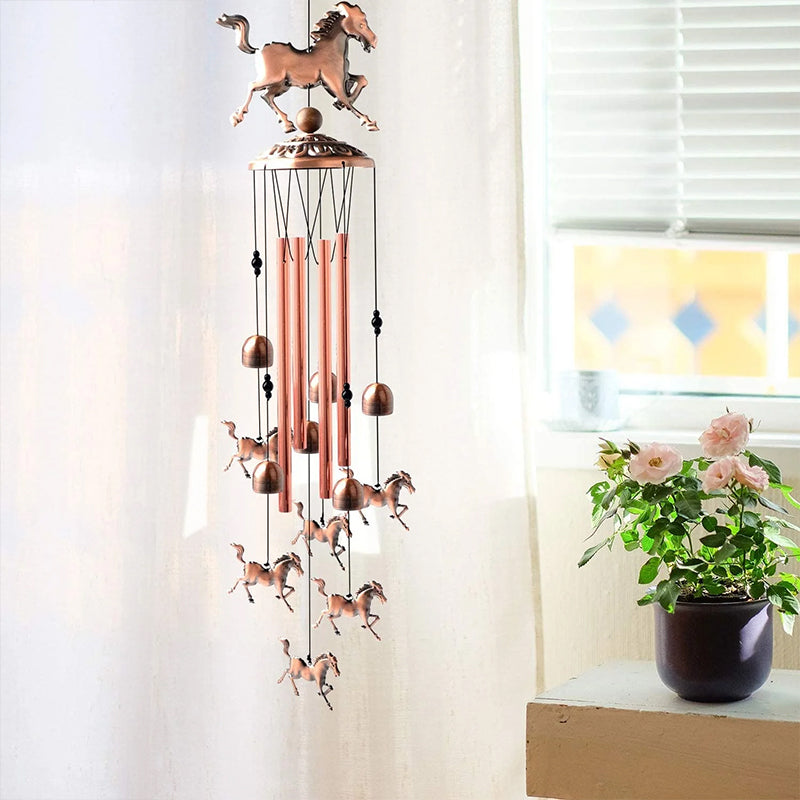 Avtoit | Retro Bronze Horse Wind Chime