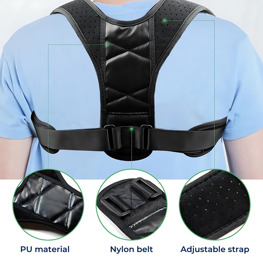Avtoit | Adjustable Back Brace Posture Corrector for Chronic Pain Relief and Daily Comfort Support
