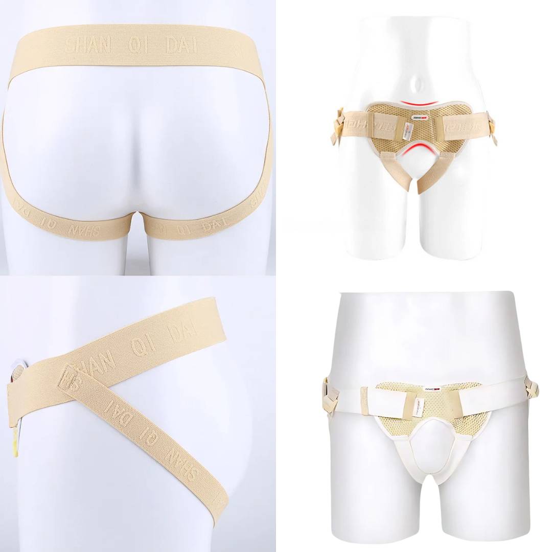 Avtoit | Adjustable Inguinal Hernia Support Belt for Men | Comfortable Breathable Hernia Brace to Improve Mobility
