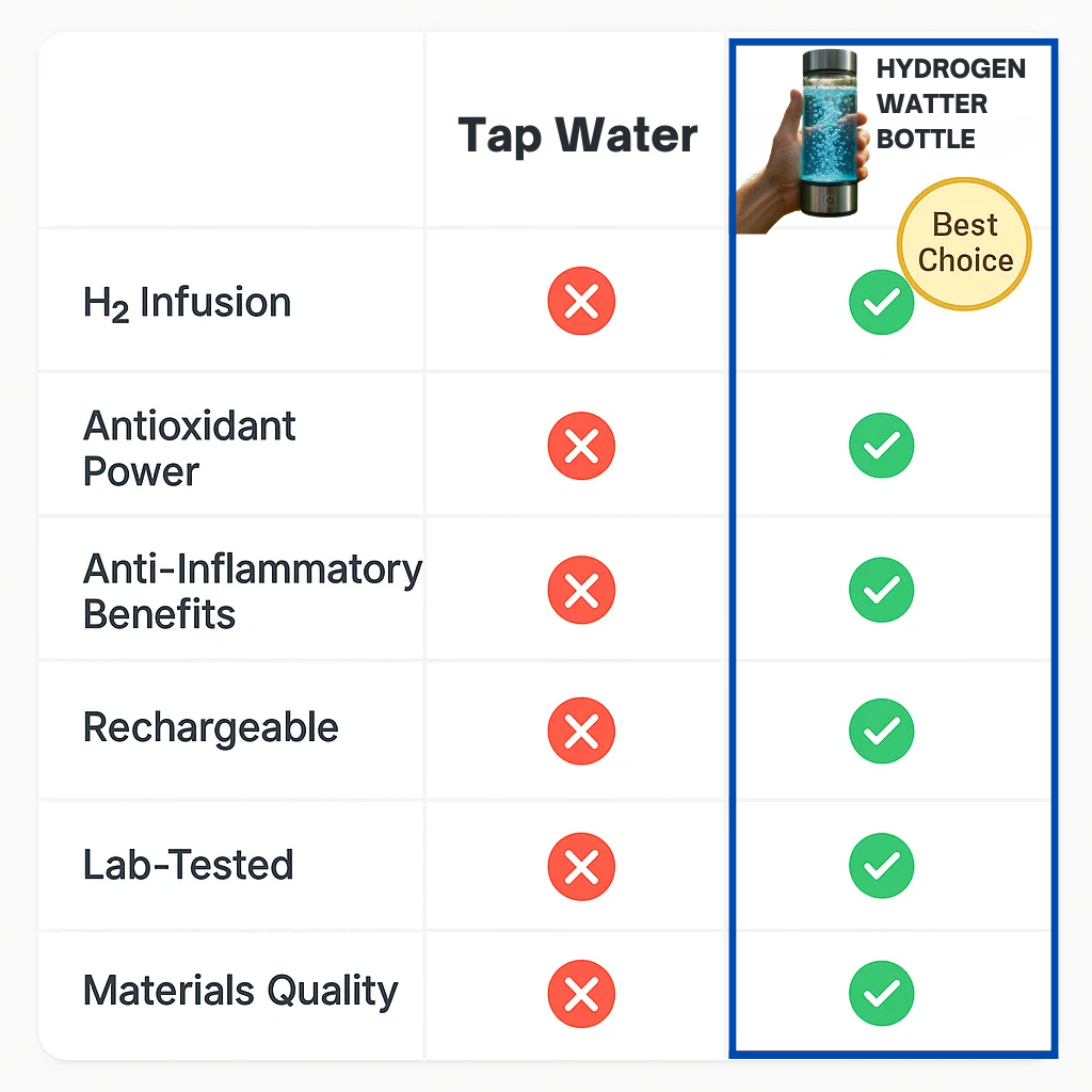 Avtoit | Hydrogen Water Bottle | USB Rechargeable, Anti-Inflammatory & Perfect for Daily Hydration and Wellness
