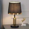 Avtoit | Lumivara Modern Black Fabric Table Lamp – Elegant Home Lighting