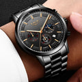 Avtoit | VanguardTime | Military Black Steel Watch – Sleek & Sophisticated
