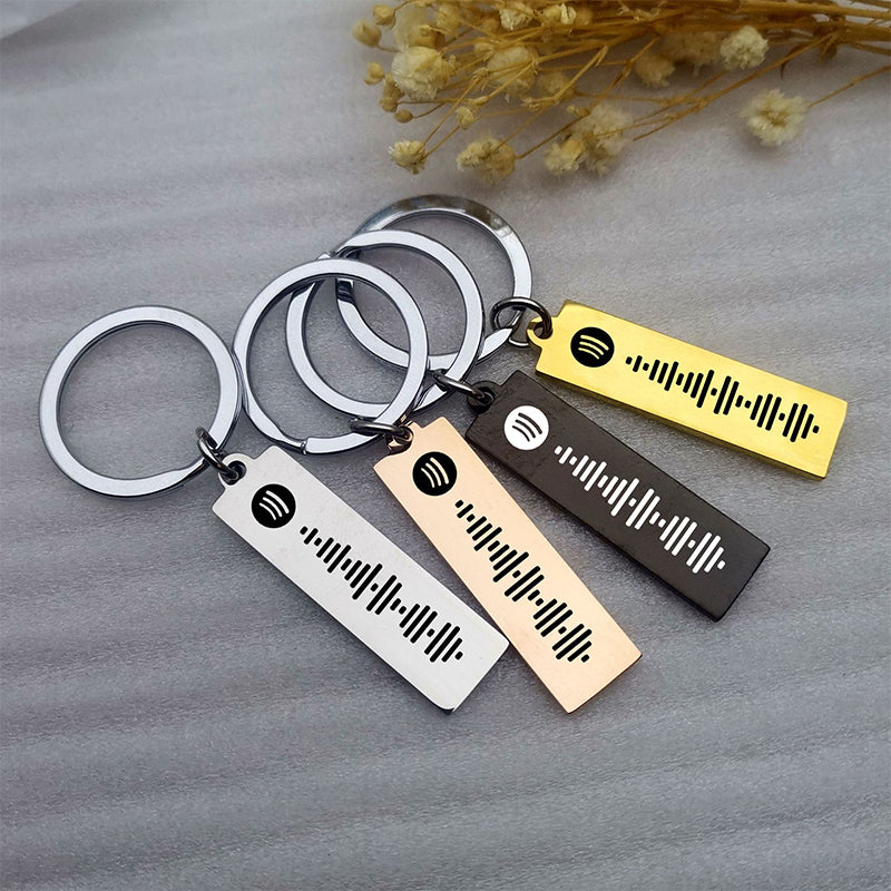 Avtoit | Music Code Plaque Keychain