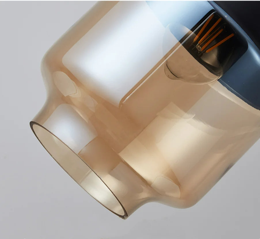 Avtoit | EternaGlow Pendant Light made of Glass and Wood | Elegant Design for Your Home