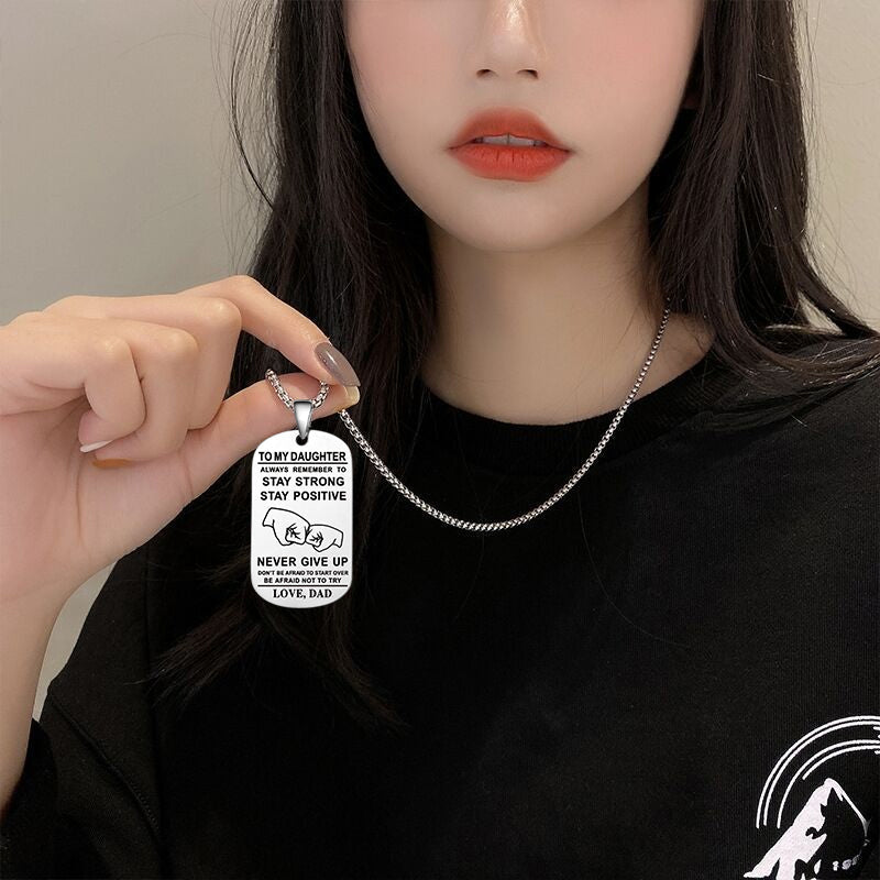 Avtoit | English Alphabet Stainless Steel Necklace