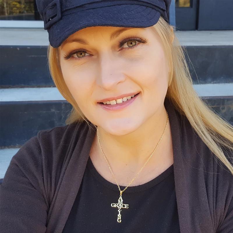 Avtoit | Amazing Grace Cross Necklace