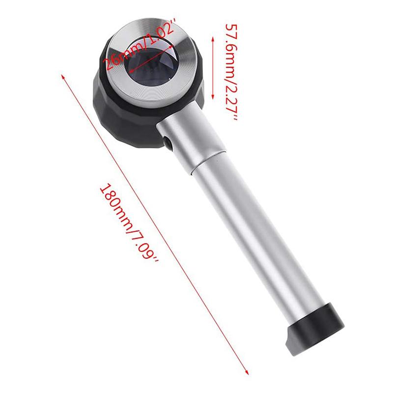 Avtoit | 10X Magnifying Glass with Scale and LED Light