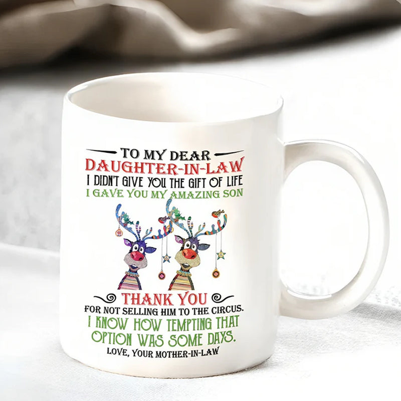 Avtoit | I have given you my amazing son - Best gift for daughter-in-law mugs