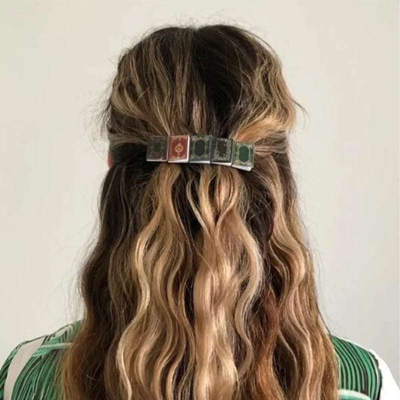 Avtoit | Miniature Book Hairpin Barrette