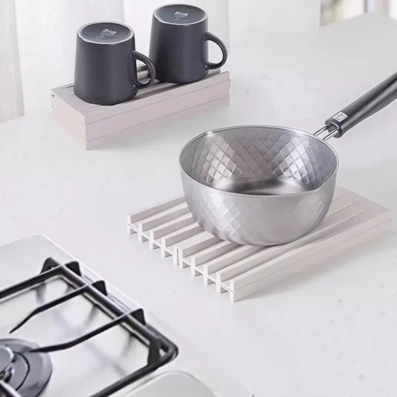 Avtoit | Collapsible Silicone Draining Mat – Heat Resistant Kitchen Drying Mat