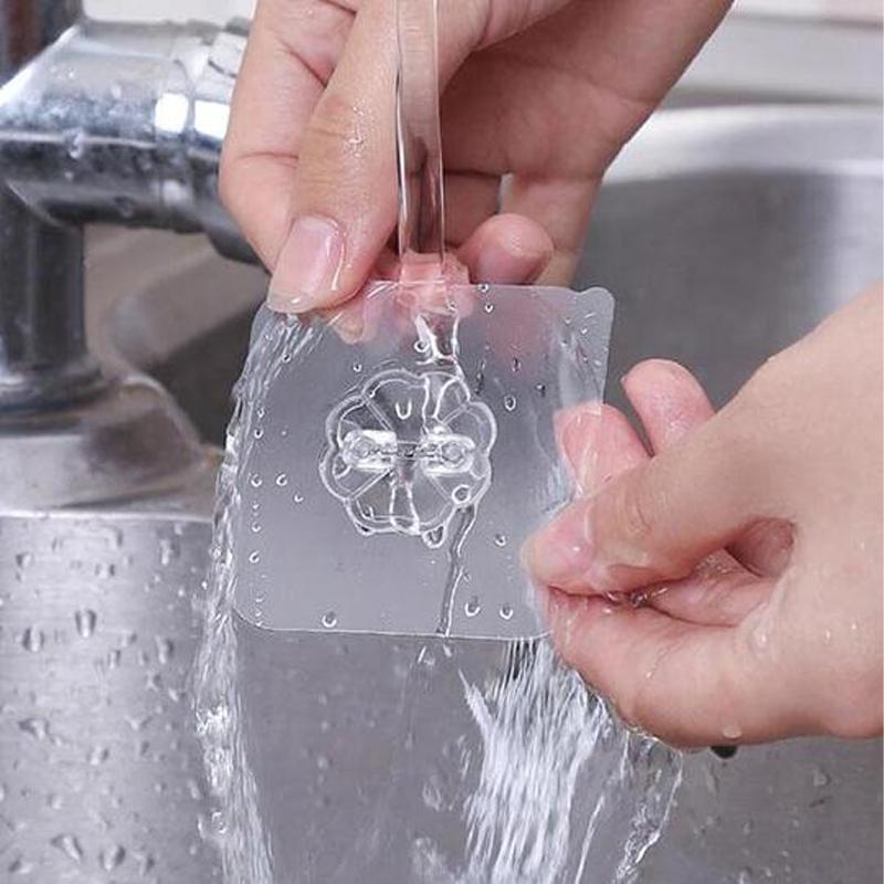 Self-Adhesive Wall Hooks, 10/20/30-Piece Options