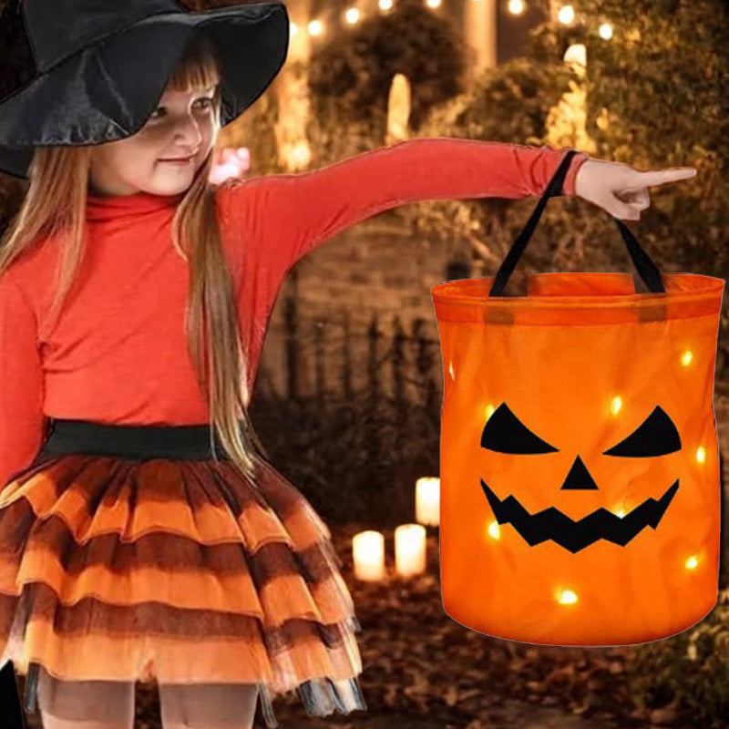 Avtoit | Personalized glowing pumpkin bag