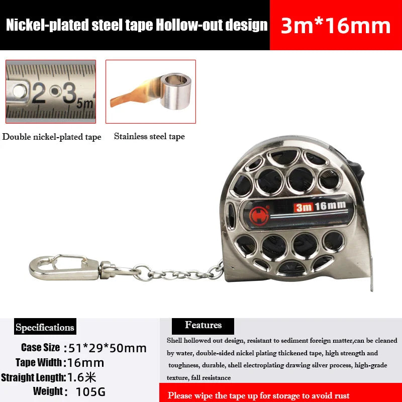 Avtoit | Stainless Steel Anti-Corrosion Expandable Metric Ruler