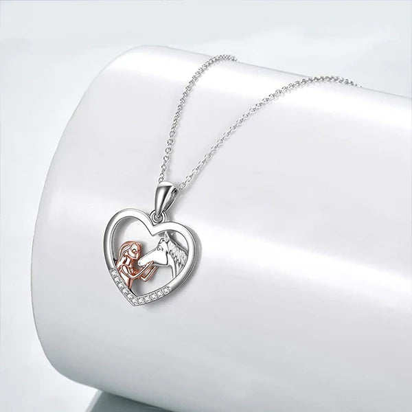 Avtoit | Girl and Horse Necklace Chain