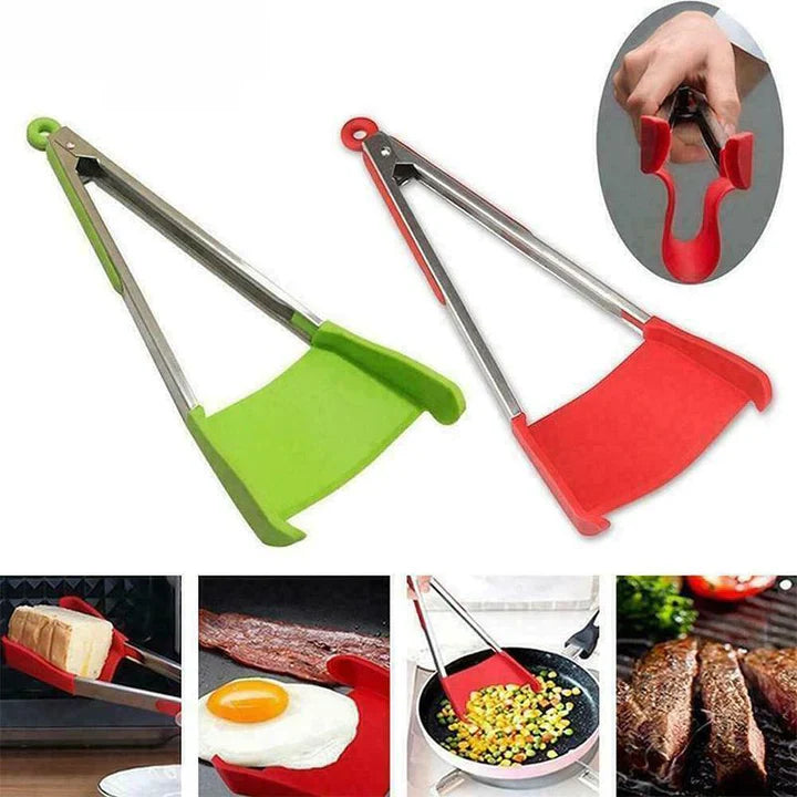 Avtoit | 2 in 1 kitchen spatula and tongs