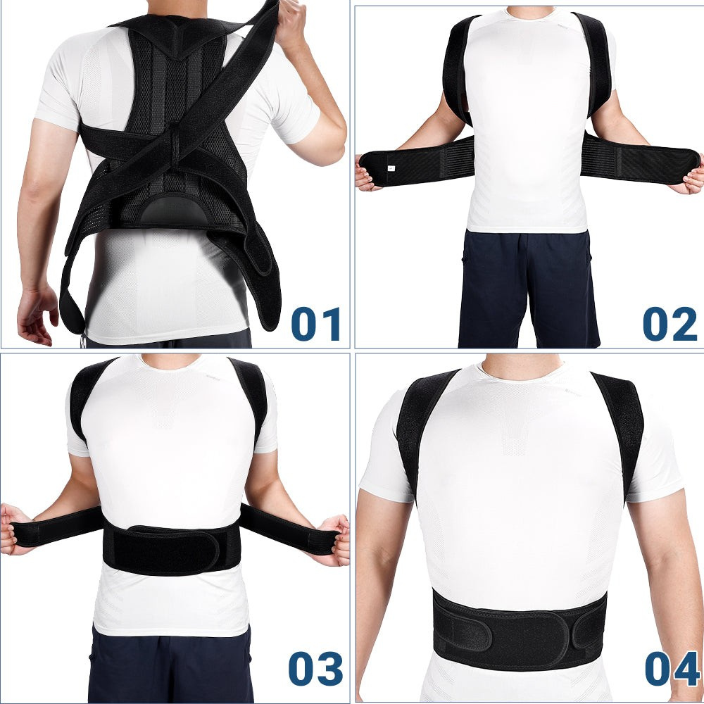Avtoit | Posture Corrector Back Brace – Adjustable Lumbar Support Belt for Back Pain Relief & Spine Alignment | Unisex UK