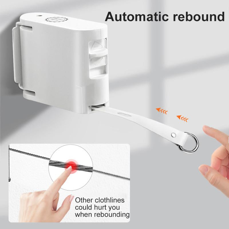 Avtoit | Glue-Free Indoor Invisible Clothesline