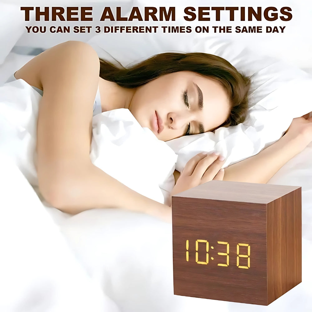 Avtoit | Modern Cube LED Alarm Clock